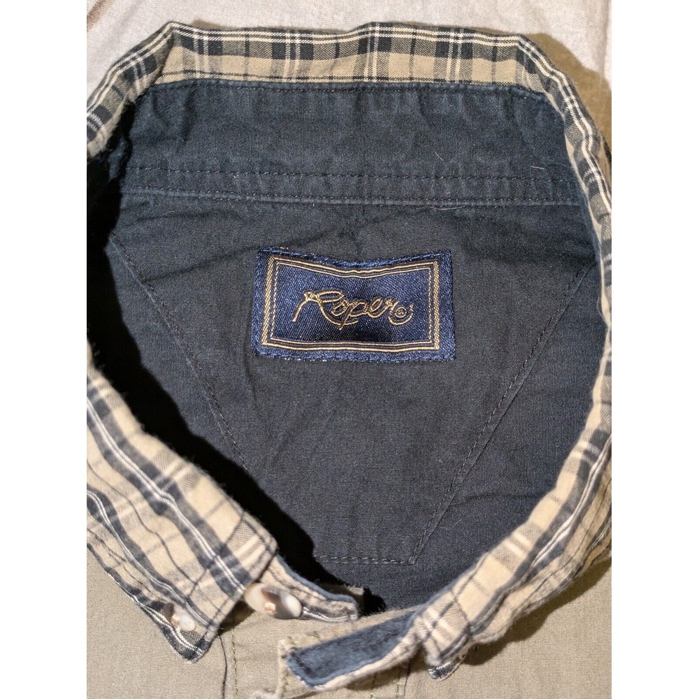 Vintage Men's‎ Roper Western Shirt Size L